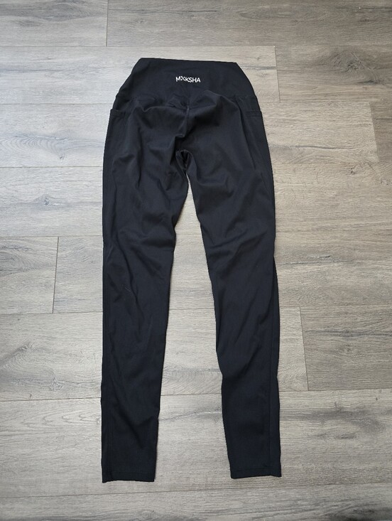 moshka Pants - Moshka Highwaisted Black Leggings Size Large Athletic Athleisure Comfy Gym